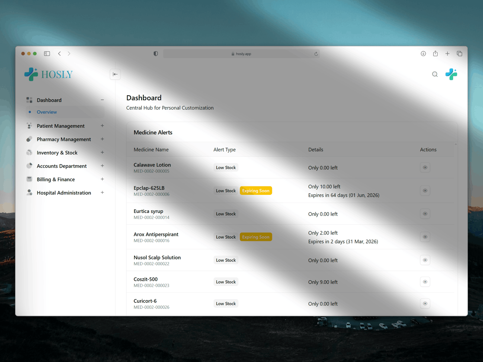 Hosly – Hospital Management System